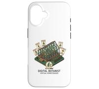 Digital Botanist Aesthetic - Virtual Homesteading Garden Case for iPhone 16
