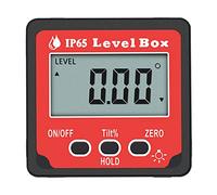 Digital Box Gauge Protractor Inclinometer Bevel-Box with Magnetic Base & Large LCD-Backlights