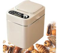 Digital Bread Maker with Automatic Nut Dispenser, 23 Preset Functions, Timer Delay, Keep Warm Setting, Gluten & Sourdough Options for Home Baking