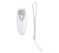 Digital Breathalyser with LCD Display - Professional Fuel Cell Sensor for Accurate BAC Testing - Portable Tester Kit for Safe Driving - White ABS Body(packaging)