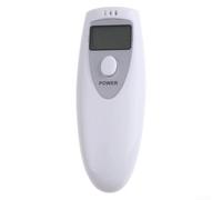 Digital Breathalyser with LCD Display - Professional Fuel Cell Sensor for Accurate BAC Testing - Portable Tester Kit for Safe Driving - White ABS Body(Boxed)