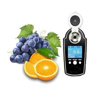 Digital Brix Refractometer, 0-58% Precision Fruit Sugar Meter with LCD Display, 0.2% Accuracy, Fast 3s Measurement for Food and Beverage