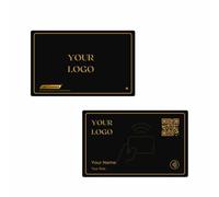 Digital Business Card | NFC & QR Code Contact Sharing | Reusable, Customisable & Eco-Friendly Smart Card | No App Needed | Works with iPhone & Android (Name + QR + Logo, Royal Plan)