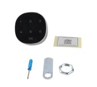 Digital Cabinet Electronic Coded Lock, Mechanical Keyless Touch Screen Digital Locker Lock Code Combination Cam for Home School Office