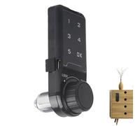 Digital Cabinet Lock with Touch Keypad, Electronic Combination Latch, Electric Coded Lock for Filing Cabinets & Lockers (Installation Size L=20 mm)