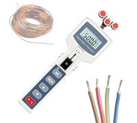 Digital Cable Tension Meter, Portable Wire Tensile Strength Tester with Thickness Adjustment, USB Data Transmission for Filaments and Wires