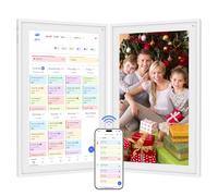 Digital Calendar, 15.6 Inch Electronic Calendar Smart Wall Touchscreen Interactive Display for Family Schedules, Wall Planner Digital Photo Frame, Organizing Your 2026 Calendars Wall & Desk Mountable