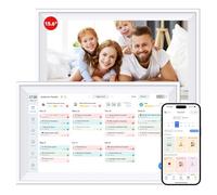 Digital Calendar 15.6IN Wall Calendar Planner with WIFI Touch Screen, Electronic Calendars for Family Organize, Smart Chore Chart Sync with Phone by App for Meal Planner Photo Share Stand & Wall Mount
