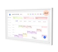Digital Calendar: 21.5 inch smart digital calendar and task chart, Full HD interactive touch display for family schedules, computer stand and mounting