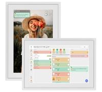 Digital Calendar with Touch Screen - 10.1 Inch Wall-mounted Smart Electronic Planner with Third-Party Calendar Sync, Chore Tracker, Meal Plan & Photo Display, Gifs for Mom