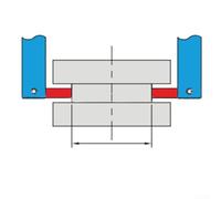 Digital Caliper Accessories for Internal and External Groove Step Measurement, 8 Measuring Heads 2 Clamps 1 Wrench Kit Compatible with Most Dig