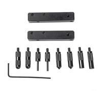 Digital Caliper Accessories Kit for Internal External Groove Step Measurement, 8 Precision Points 2 Clamps-Wrench, Hardened Metal Parts Compatible with Various Brands