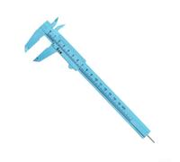 Digital Caliper Alternative 6 Inch Plastic Rule(Blue)