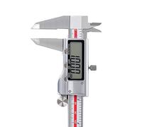 Digital Caliper Electronic Micrometer Inch/Metric Calipers Ruler Diameter/Depth Measuring Tool Large LCD Screen 9 Types Electronic Digital Caliper Vernier