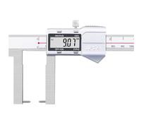 Digital Caliper Measuring Tool, Outside Groove Electronic Caliper with Inch/Metric Conversion and Zero Setting for Thickness, Bores, and Recesses