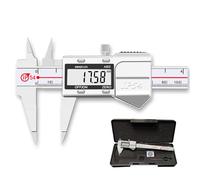 Digital Caliper Measuring Tool, Stainless Steel Electronic Micrometer for Small Grooves and Slots, 0-12 Inch/300mm, 0.0005"/0.01mm Resolution