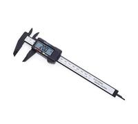 Digital Caliper, Measuring Vernier 0-150Mm Fiber Gauge Micrometer Inch Carbon Tool Caliper Electronic Rule Plastic Lcd Digital,
