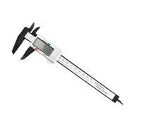 Digital Caliper Plastic Vernier Calipers Woodworking Tools Thickness Gauge Measuring Tools Caliber Electronic Ruler(Caliper Silver 150)