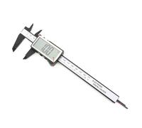 Digital Caliper Plastic Vernier Calipers Woodworking Tools Thickness Gauge Measuring Tools Caliber Electronic Ruler(Big Screen Black150)