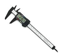 Digital Caliper Tool Stainless Steel Vernier Micrometer With Large Screen, Easy-Switch From Inch Metric for DIY/Jewelry/Woodworking(Plastic)