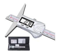 Digital Calipers Micrometer IP67 Waterproof Stainless Steel Electronic Measuring Tool, 0-6 Inch with LCD Display, 0.0005" Resolution for Industrial Use