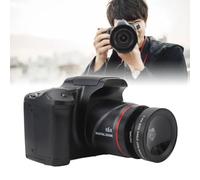 Digital Camera, 1080P 16MP 16x Digital Zoom Anti Shock Autofocus Camera, Compact Vlogging Camera with 2.4in Screen, 52mm 0.45x Macro Wide Angle Lens, Built in Flash Lamp