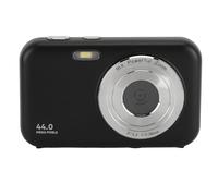 Digital Camera, 1080P 2.4 Inch Screen 44MP Vlogging Video Camera, 16X Zoom Digital Point and Shoot Camera Built In Microphone for Afults Teens Beginners (Black)