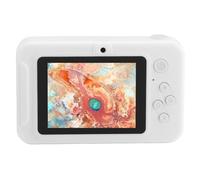 Digital Camera, 1080P 40MP 8X Digital Zoom Zoom Digital Camera, 2.4 Inch Screen CCD Card Camera, AF AUto Focus, And Automatic Recognition (White)