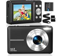 Digital Camera 1080P 44MP Photo Camera with 16X Digital Zoom Portable Compact Camera Vlogging Digital Camera for Children Teenagers Beginners