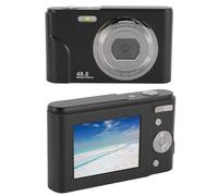 Digital Camera, 1080P 48MP Digital Point and Shoot Camera with 16X Zoom Autofocus, 2.4 Inch IPS Display Vlogging Camera for Teens Adult Beginner (Black)