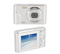 Digital Camera, 1080P 48MP Digital Point and Shoot Camera with 16X Zoom Autofocus, 2.4 Inch IPS Display Vlogging Camera for Teens Adult Beginner (Silver)