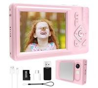 Digital Camera 1080P FHD 48MP with 2.83" LCD, 18X Digital Zoom & Anti-Shake - 32GB SD Card & Reader Included, Compact Portable Point and Shoot Travel Camera for Kids, Teens, Students & Beginners