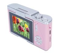 Digital Camera, 1080P HD 48MP Digital Point & Shoot Camera with 2.4 Inch HD Flip Screen, Built in LED Fill Light, 8X Digital Zoom, for Teens Students (Rose)