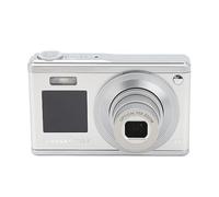 Digital Camera, 10X Optical Zoom 6X Digital Zoom Auto Focus 750mAh 4K Digital Camera for Gift (Silver)