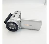 Digital Camera 16MP with External Microphone, 16X Zoom HD Camera for Family Photography, Wide-Angle Lens Video Recorder Vlogging(Silver)