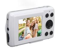 Digital Camera, 2.4 Inch HD Display Screen 16MP Digital Point and Shoot Camera with 16X Zoom, Compact Mini Camera for Kids Teens Beginner for Photography, Video Recording (White)