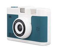 Digital Camera, 2.4 Inch IPS 4K HD Screen 50MP 16X Digital Zoom Digital Camera, Anti Shake Autofocus Compact Point Shoot Camera for Teens Adult Beginner (Green)