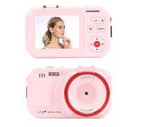 Digital Camera, 2.5K 48MP HD WiFi 16x Zoom Autofocus Point and Shoot Photo Camera with 2.8inch Screen Flashlight AVI JPG Portable for Recording Photography (Pink)