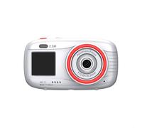 Digital Camera, 2.5K Dual-Screen Camera 48MP With 16X Zoom WiFi, 3 Inch Main Screen 1.54 Inch Secondary AF Lens Photo Video XJ500(White)