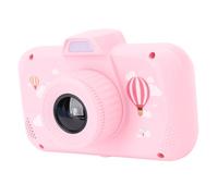 Digital Camera 2.5K Video 40MP Photos Digital Video Camera for Toddler with Dual Front Rear Cameras 3.5 Inch IPS Screen 650mAh Battery (Pink)