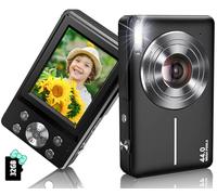 Digital Camera 2024 Newest 1080P 44MP Digital Cameras for Photography, Digital Point and Shoot Camera for Kids with 16X Zoom, Anti-Shake, Compact Small Travel Camera for Boys Girls Teens Gift