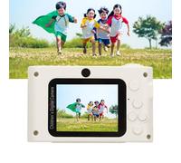 Digital Camera, 40MP 1080P Digital Camera Dual Lens 8X Zoom IPS Screen Anti Shake Photo Frame Filter Autofocus Selfie Digital Camera for Festive (White)