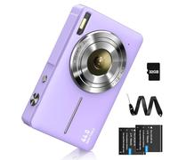Digital Camera 44MP FHD 1080P Digital Camera with 32G Card 16X Digital Zoom with Battery Portable Simple Digital Camera for Kids Students Teens Beginners