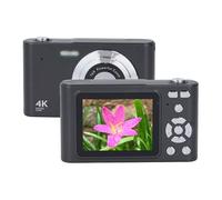 Digital Camera 48MP 1080P 16X Digital Zoom Photo Camera with 11 Filter Options, Rechargeable Camera for Beginners, Children, Photography and Observation (Black)