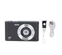 Digital Camera 48MP 1080P 16X Zoom Anti Shake Timed Photography Motion Detection Recording Portable Digital Camera for Indoor Outdoor Activities ABS Material 2.4 Inch Screen 230g (Black)