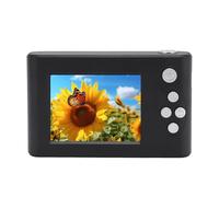 Digital Camera, 48MP 1080p Compact Camera Camera Multifunction 2.4 Inch Portable IPS Screen with Mirror for Travel (Black)