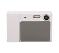 Digital Camera, 48MP 1080P HD Auto Light Vlogging Camera with 8X Digital Zoom, 2.4 In TFT Screen, Selfie Mirror, Anti Shake Video Camera for Travel for Kids Students (White)