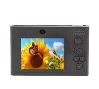 Digital Camera, 48MP 1080p HD Front Rear Lens Mirror Camera for Photography (Black)