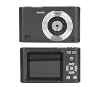 Digital Camera,48MP 2.5K HD Dual Camera Vlogging Camera with 2.4 Inch IPS Display, 16x Zoom Auto Focus Portable YouTube Compact Point Shoot Camera for Home Travel (Black)