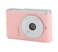 Digital Camera, 48MP 4K Digital Point and Shoot Camera with 2.4 Inch Screen, 16x Digital Zoom, Anti Shake, Auto Focus, Auto Beauty, Vlog Camera for Travel (Rose)
